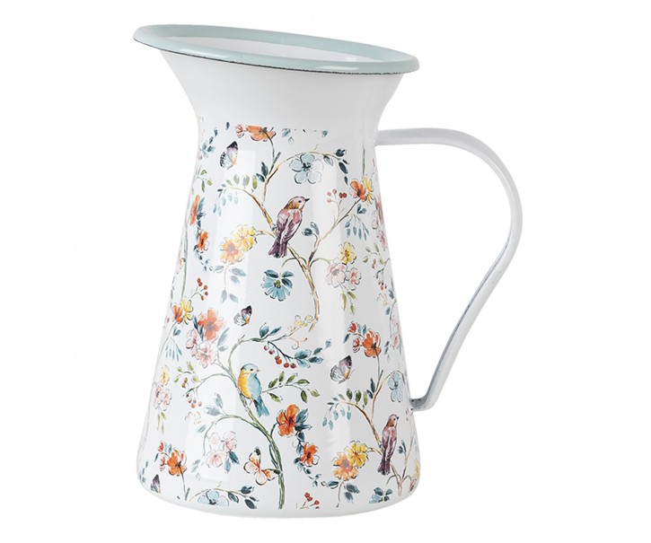 Dekorační vintage smaltovaný džbán Adelle - 12*12*20 cm Clayre & Eef