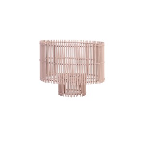 Světle hnědé proutěné stínidlo na lampu Rodger - Ø 30*25 cm