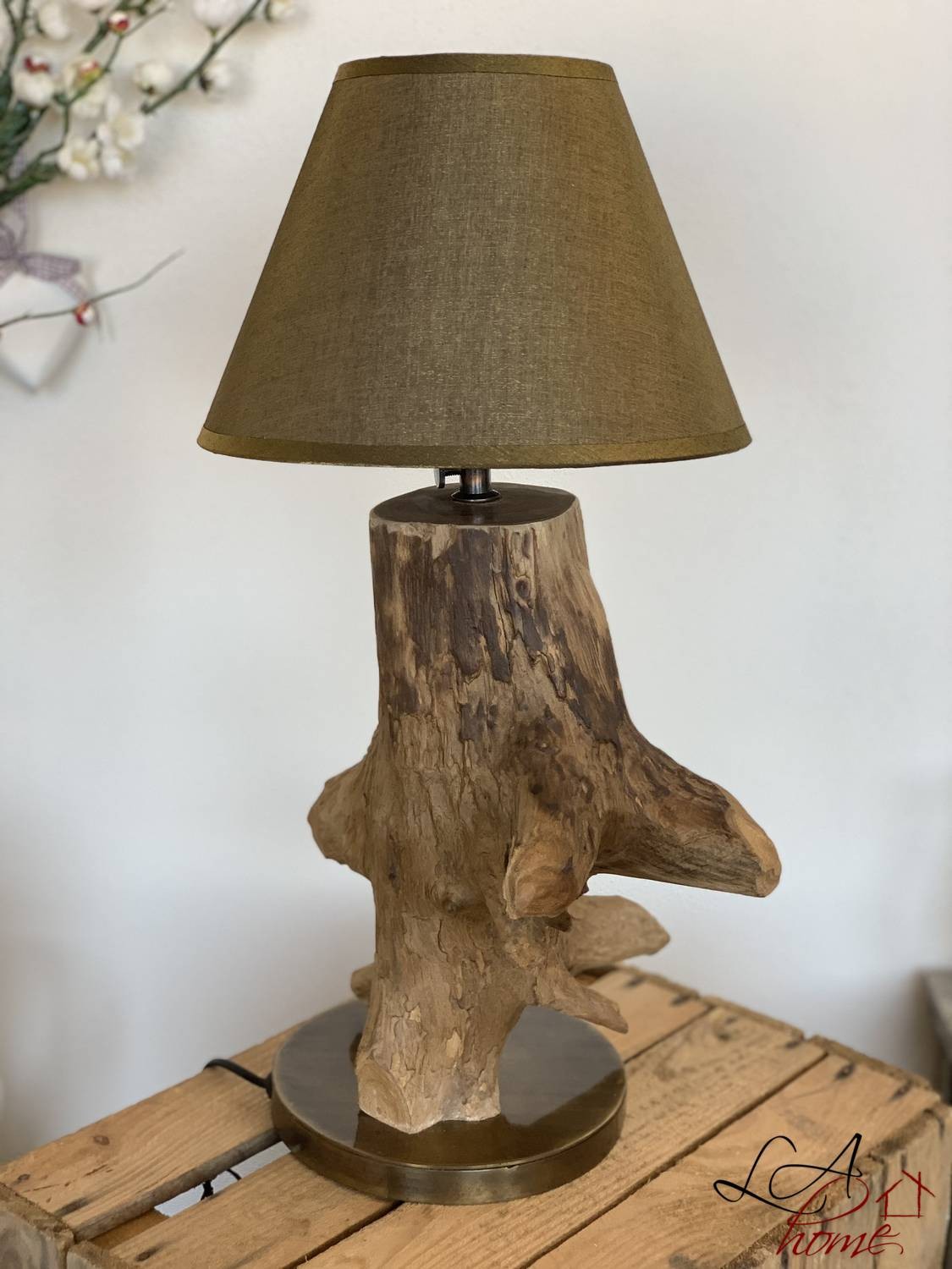 Hnědá dřevěná základna k lampě Sapri natural - Ø 18*30-40 cm / E27 Light & Living Hnědá dřevěná základna k lampě Sapri natural - Ø 18*30-40 cm / E27 Light & Living