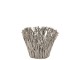 Šedý svícen z dřevěných větviček L - 30 * 38 cm J-Line by Jolipa