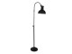 Černá stojací lampa Lumos s patinou - 59*27*189 cm Clayre & Eef