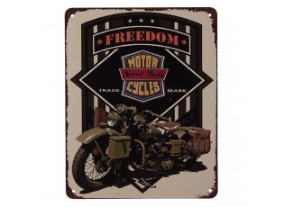 Nástěnná kovová cedule Freedom - 25*20 cm