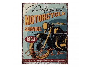 Nástěnná kovová cedule Motorcycle 1963 - 33*25 cm