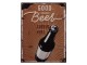 Nástěnná kovová cedule Good beer - 33*25 cm Clayre & Eef