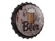 Nástěnná kulatá cedule Beer - Ø 33 cm Clayre & Eef