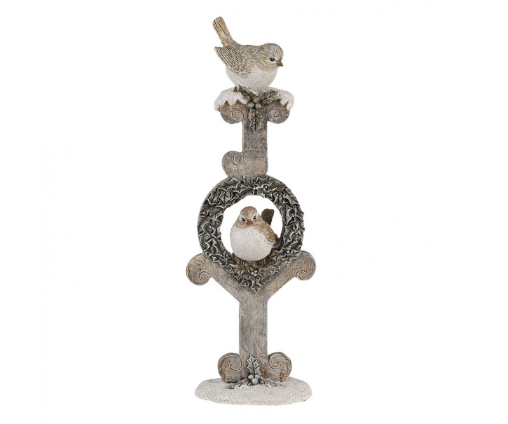 Vánoční dekorace ptáčků - 8*5*24 cm Clayre & Eef
