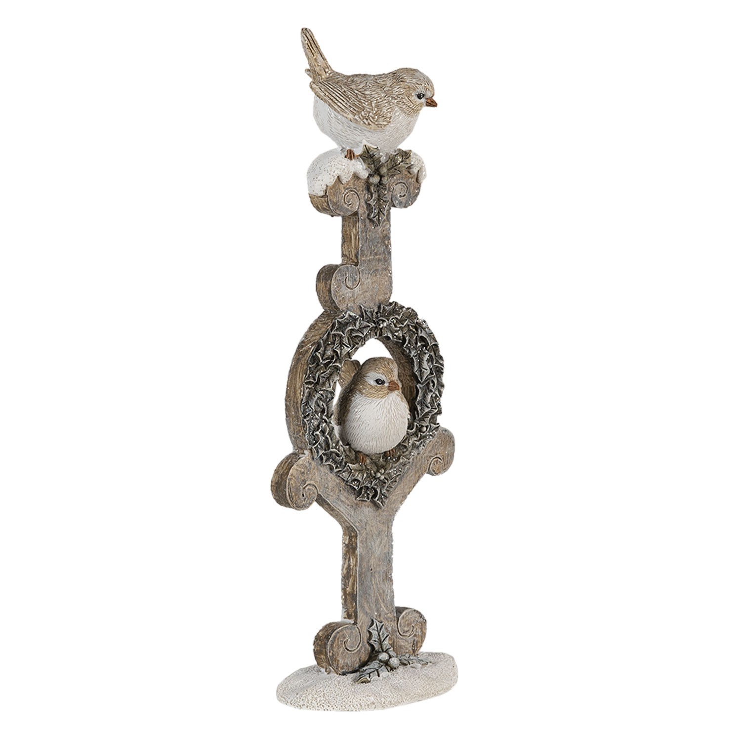 Vánoční dekorace ptáčků - 8*5*24 cm Clayre & Eef Vánoční dekorace ptáčků - 8*5*24 cm Clayre & Eef