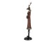 Dekorativní soška laně v zimním kabátu - 8*8*35 cm Clayre & Eef