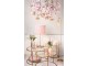 Růžový lněný pléd Medi pink - 170*130 cm Light & Living