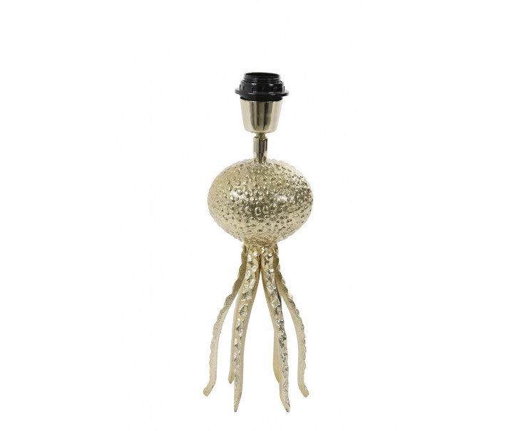 Zlatá kovová patice Octopus - Ø 13*26 cm Light & Living