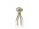 Zlatý kovový svícen Octopus M - Ø 13*32 cm Light & Living