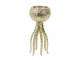 Zlatý kovový svícen Octopus S - Ø 13*25 cm Light & Living