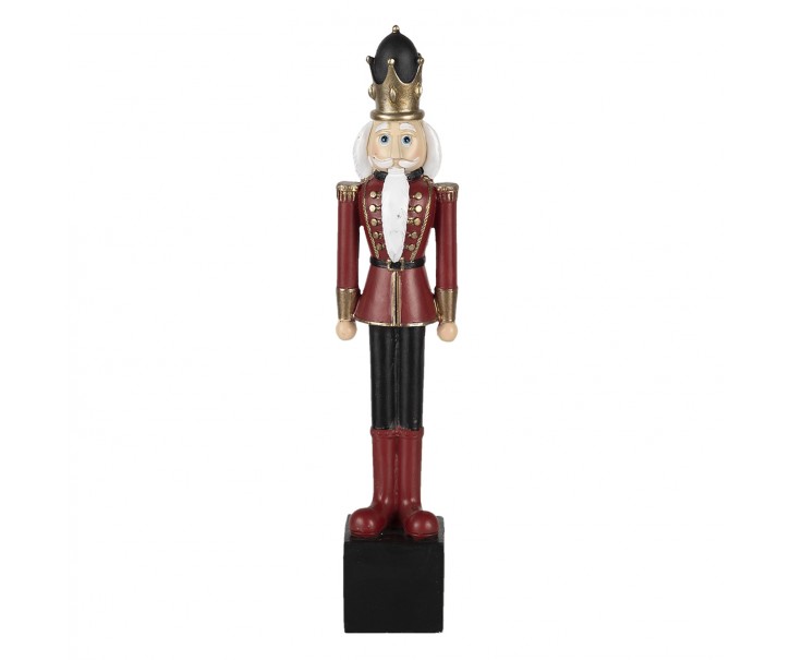 Dekorativní soška Louskáčka v pozoru - 5*5*27 cm Clayre & Eef