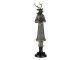 Vánoční dekorativní soška jelena v zimním kabátu - 9*8*36 cm Clayre & Eef