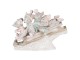 Vánoční dekorativní soška myšek na saních - 15*5*11 cm Clayre & Eef