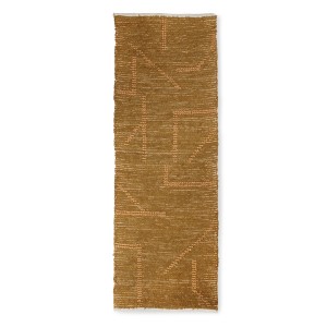 Přírodní dlouhý bavlněný koberec / běhoun Woven - 60*200cm