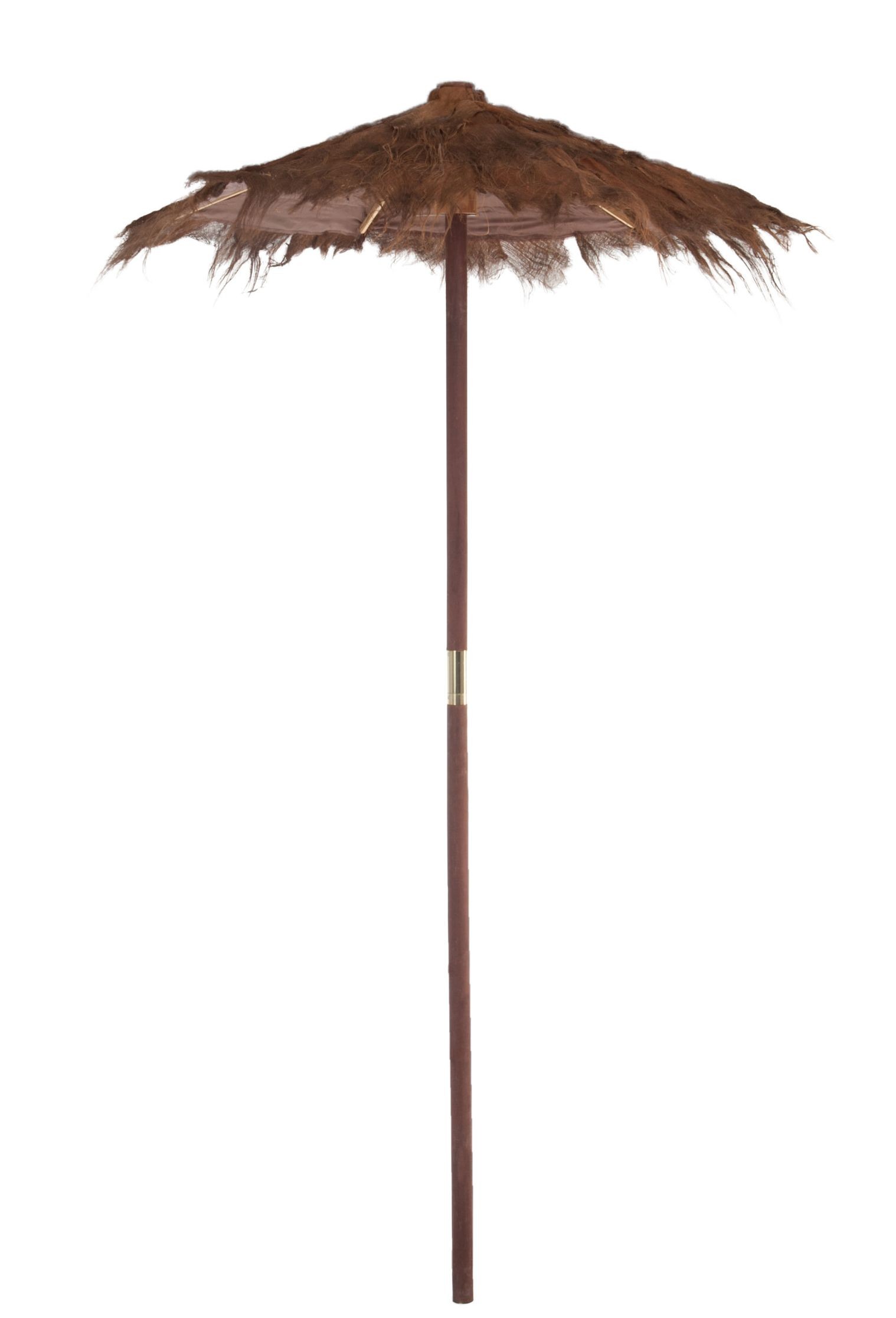 Hnědý slunečník z kokosových listů Cocoleaf - Ø 150*270 cm J-Line by Jolipa Hnědý slunečník z kokosových listů Cocoleaf - Ø 150*270 cm J-Line by Jolipa