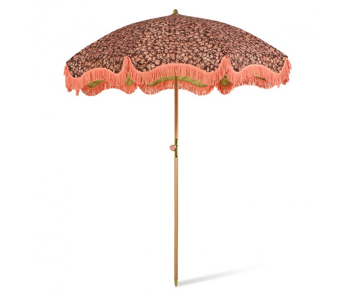 Korálově - hnědý slunečník Vintage by Doris - Ø 200*230 cm HKLIVING