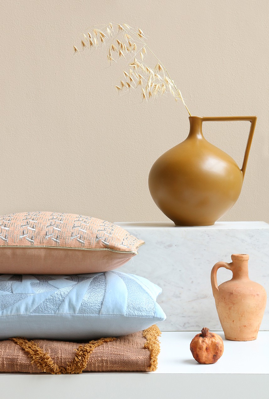 Hnědý pléd /přehoz s třásněmi Fringe - 130*170 cm HKLIVING Hnědý pléd /přehoz s třásněmi Fringe - 130*170 cm HKLIVING