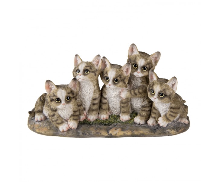 Dekorativní soška malých koťátek - 32*13*16 cm Clayre & Eef