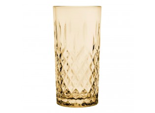 Skleněná nápojová sklenička Water Yellow M - 300 ml