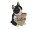 Dekorativní soška koťátka se srdcem Welcome - 12*9*15 cm Clayre & Eef