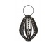 Černá dřevěná lucerna Reed black - Ø 33*45 cm J-Line by Jolipa