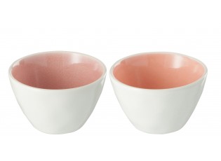 Sada 2ks korálová a růžová malá miska Apero - Ø 10*6 cm