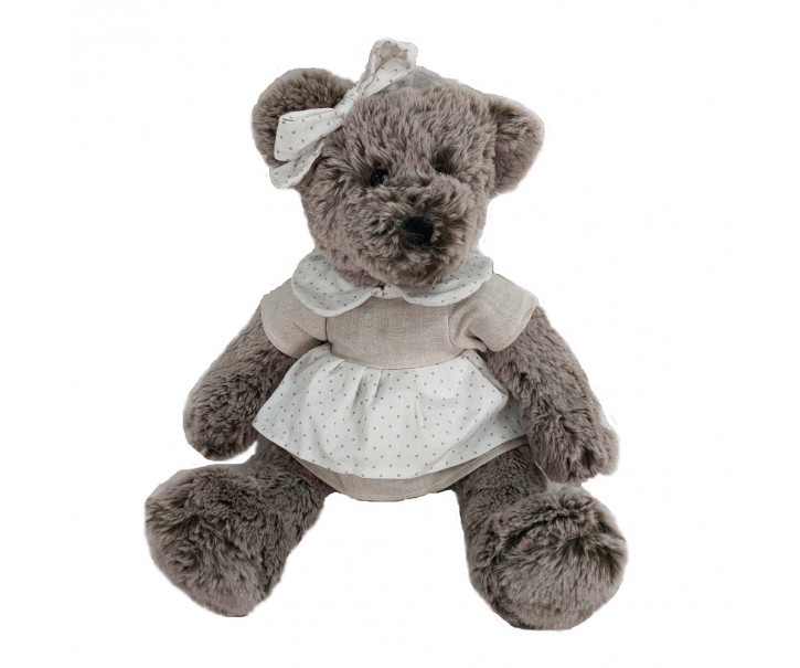 Plyšová hračka medvědice v šatech 25 cm - 37*20cm Mars & More 