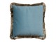Modrý polštář se zlatými třásněmi Baby blue - 45*45*10cm Mars & More 