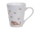 Hrneček s kočičkou a motýlky - Ø 9*10 cm / 300 ml Clayre & Eef