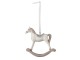 Závěsný dekorativní houpací koník - 9*3*8 cm Clayre & Eef