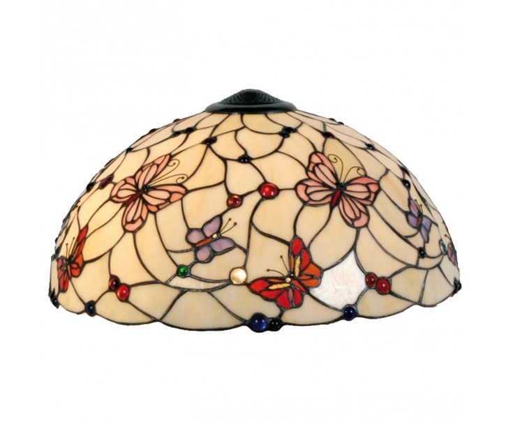 Stínidlo Tiffany Butterfly Garden - Ø 48 cm Clayre & Eef