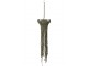 Zelené závěsné stínidlo s provázky Macrame - Ø 25*97 cm / E27 J-Line by Jolipa