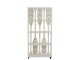 Bílý dřevěný policový regál s pádly Paddles - 80*35*172 cm J-Line by Jolipa