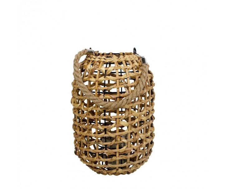Lucerna z vodního hyacintu Valentina - 11*30*34cm Mars & More 