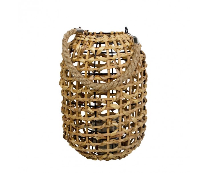 Lucerna z vodního hyacintu Valentina - 13*35*34cm Mars & More 