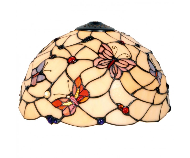 Stínidlo Tiffany Butterfly Garden - Ø 30*20 cm Clayre & Eef