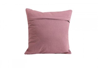 Starorůžový sametový čtvercový polštář Kameli - 45*45 cm