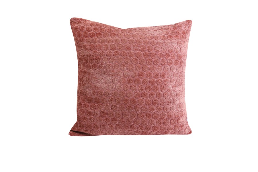 Starorůžový sametový čtvercový polštář Kameli - 45*45 cm Light & Living Starorůžový sametový čtvercový polštář Kameli - 45*45 cm Light & Living