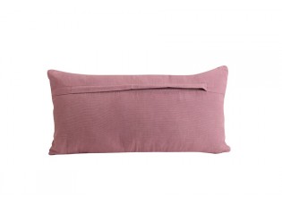 Starorůžový sametový podlouhlý polštář Kameli - 60*30 cm