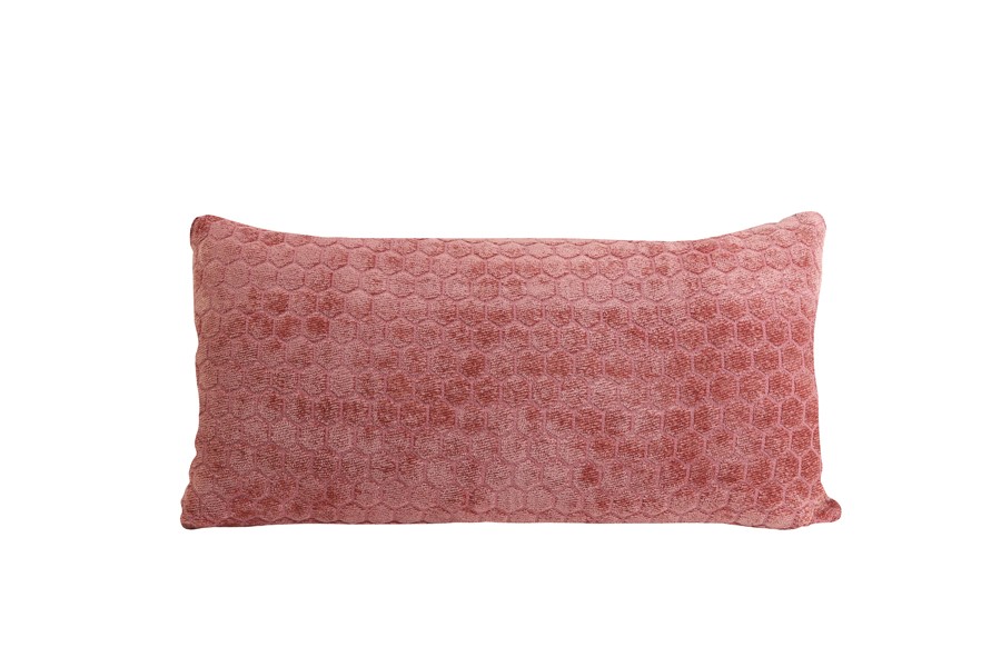 Starorůžový sametový podlouhlý polštář Kameli - 60*30 cm Light & Living Starorůžový sametový podlouhlý polštář Kameli - 60*30 cm Light & Living