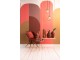 Růžový sametový čtvercový polštář Skali - 45*45 cm Light & Living