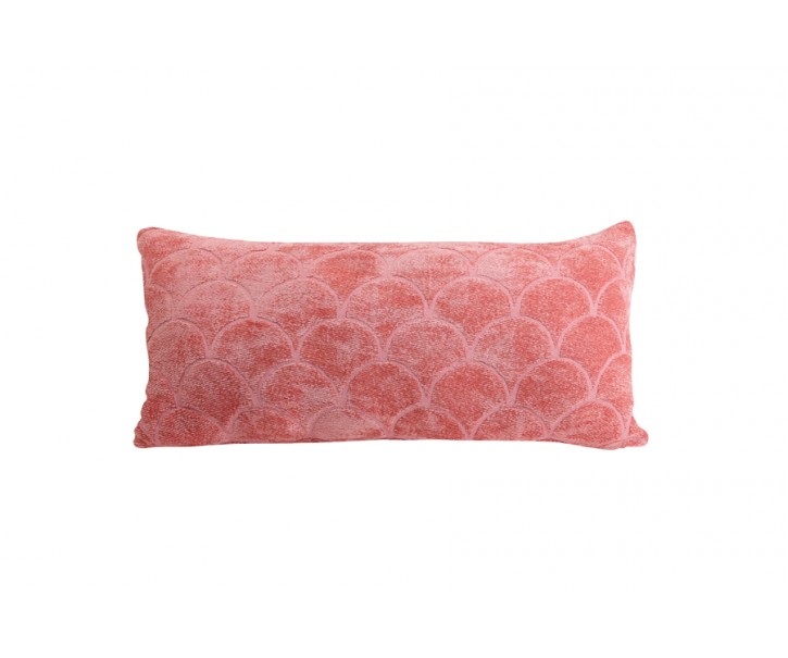 Růžový sametový čtvercový polštář Skali - 45*45 cm Light & Living