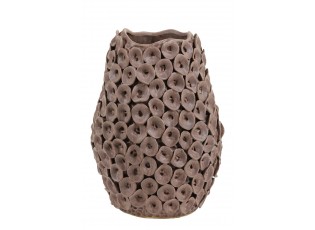Hnědá váza Deco Mosa - Ø 26,5*35 cm