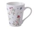 Bílý hrneček s potiskem květin - Ø 9*10 cm / 300 ml Clayre & Eef