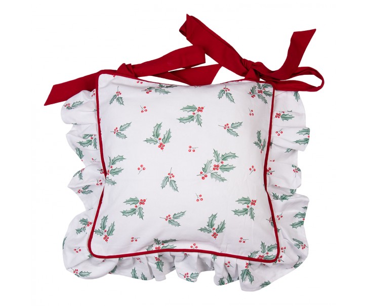 Povlak na polštář na židle Holly Christmas - 40*40 cm Clayre & Eef