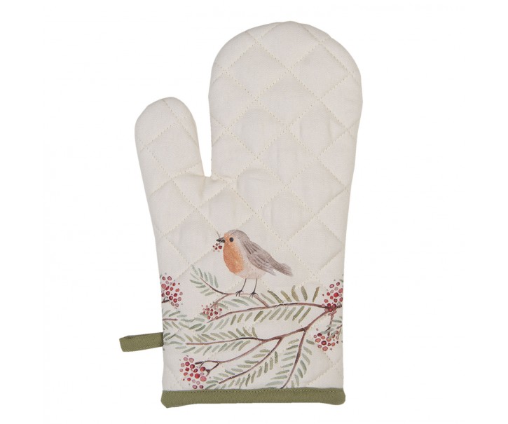 Kuchyňská bavlněná chňapka Vintage Green Pine - 16*30 cm Clayre & Eef