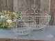 Set 2ks šedých kovových košů s patinou - 34*15*29 cm Chic Antique