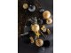 4ks černé vánoční koule Baubles stars black – Ø 10cm J-Line by Jolipa